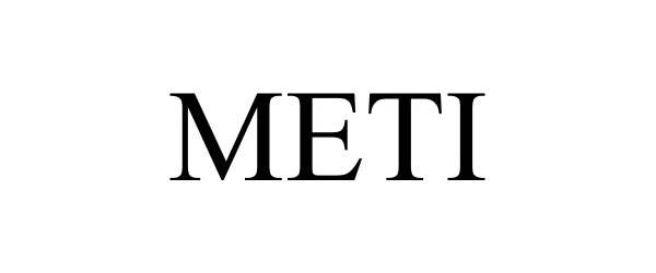 Trademark Logo METI