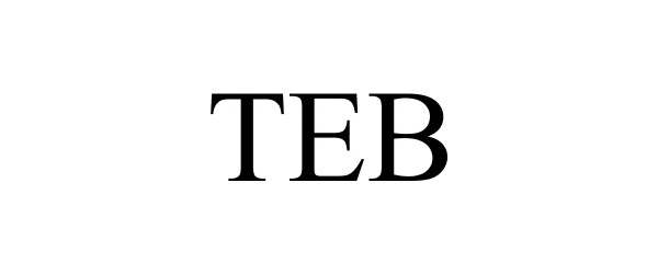 Trademark Logo TEB