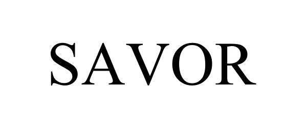 Trademark Logo SAVOR