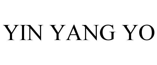 Trademark Logo YIN YANG YO