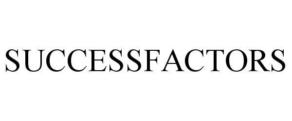 Trademark Logo SUCCESSFACTORS