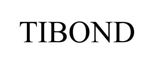 Trademark Logo TIBOND