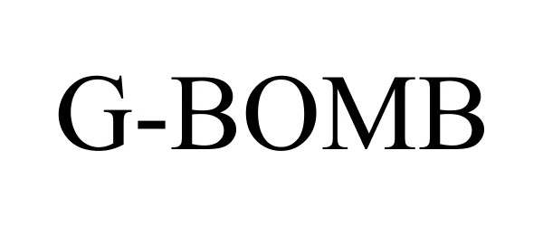 Trademark Logo G-BOMB