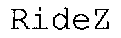 Trademark Logo RIDEZ