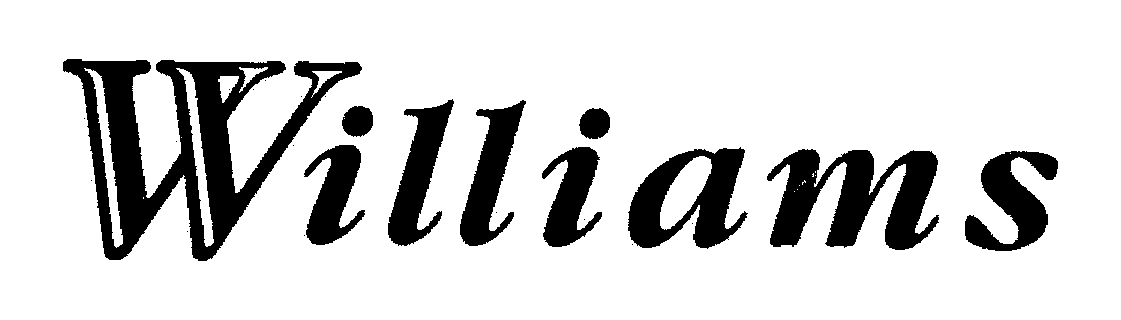 Trademark Logo WILLIAMS