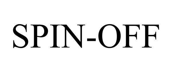Trademark Logo SPIN-OFF