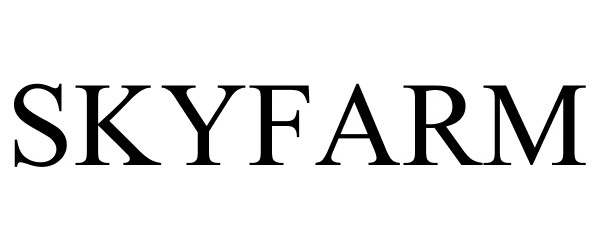 Trademark Logo SKYFARM