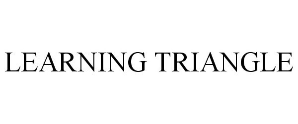 Trademark Logo LEARNING TRIANGLE