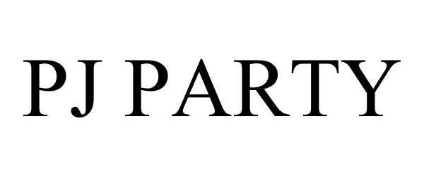 Trademark Logo PJ PARTY