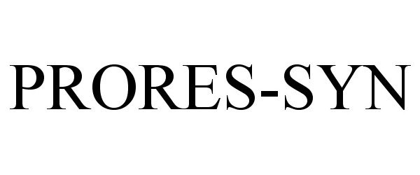 Trademark Logo PRORES-SYN
