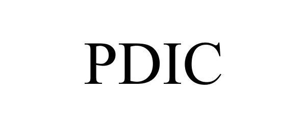 Trademark Logo PDIC
