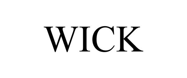 Trademark Logo WICK