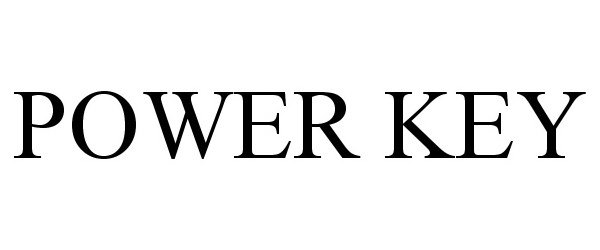 Trademark Logo POWER KEY