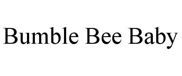  BUMBLE BEE BABY