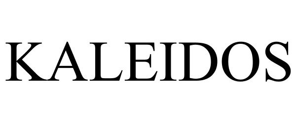 Trademark Logo KALEIDOS