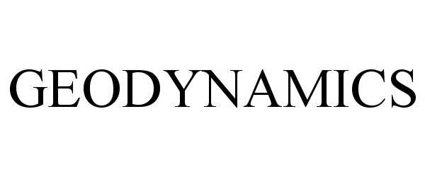Trademark Logo GEODYNAMICS