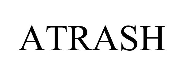 Trademark Logo ATRASH