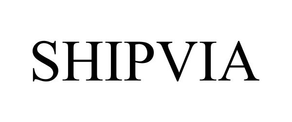 Trademark Logo SHIPVIA