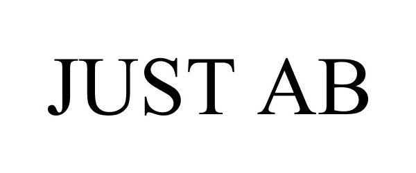 Trademark Logo JUST AB