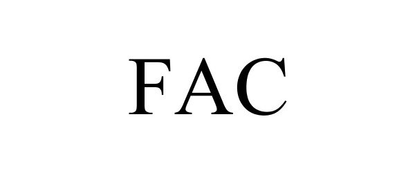 Trademark Logo FAC