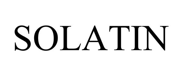 Trademark Logo SOLATIN