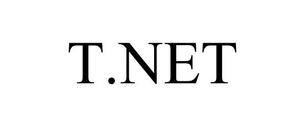 Trademark Logo T.NET