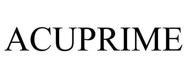 Trademark Logo ACUPRIME