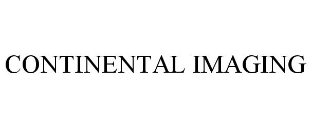 Trademark Logo CONTINENTAL IMAGING