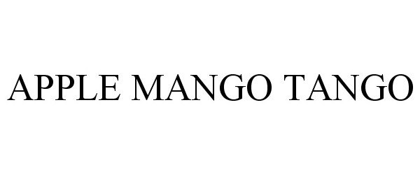  APPLE MANGO TANGO
