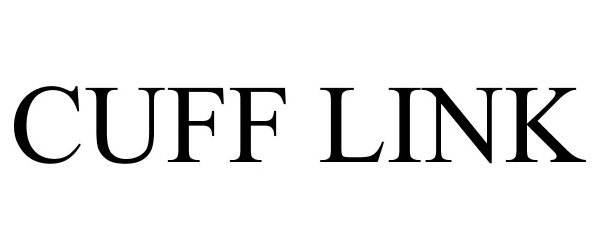 Trademark Logo CUFF LINK