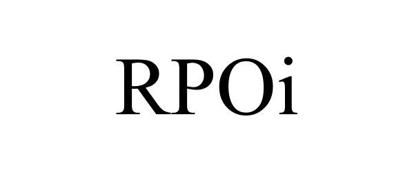 Trademark Logo RPOI