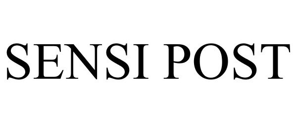 Trademark Logo SENSI POST