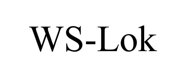 Trademark Logo WS-LOK