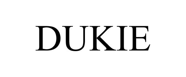 Trademark Logo DUKIE
