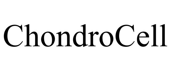 Trademark Logo CHONDROCELL