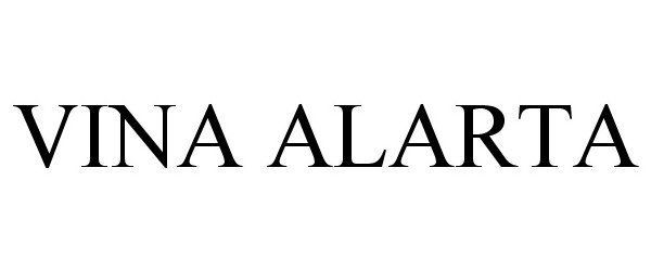 Trademark Logo VINA ALARTA
