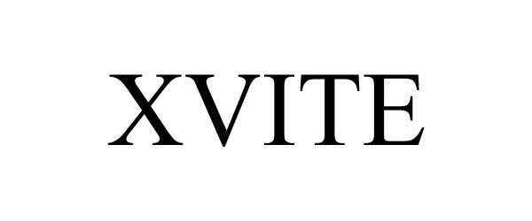 Trademark Logo XVITE