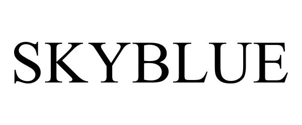 Trademark Logo SKYBLUE