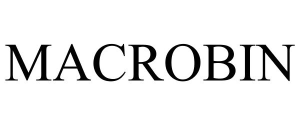 Trademark Logo MACROBIN