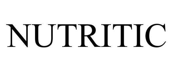 Trademark Logo NUTRITIC