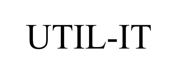 Trademark Logo UTIL-IT