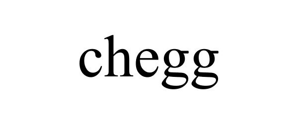 Trademark Logo CHEGG