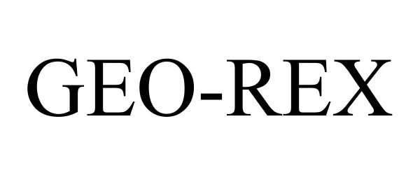 Trademark Logo GEO-REX