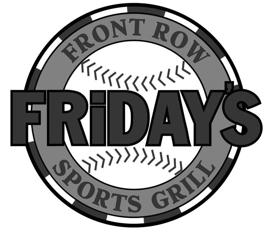 Trademark Logo FRIDAY'S FRONT ROW SPORTS GRILL