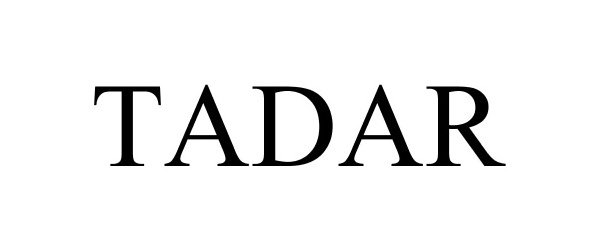 Trademark Logo TADAR