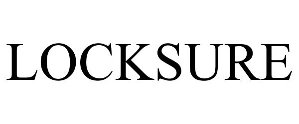 Trademark Logo LOCKSURE