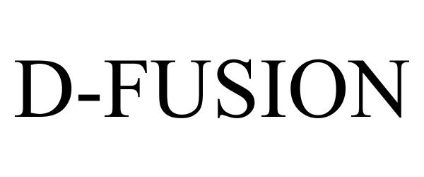 Trademark Logo D-FUSION