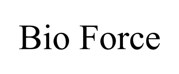 Trademark Logo BIO FORCE