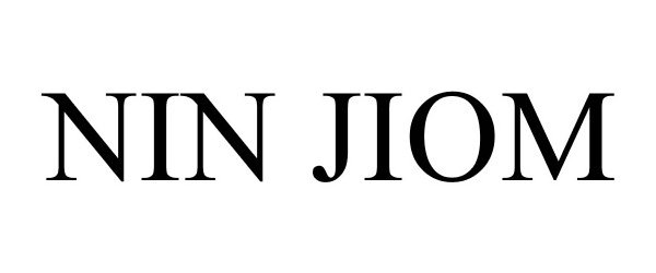 Trademark Logo NIN JIOM