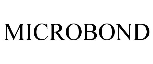 Trademark Logo MICROBOND